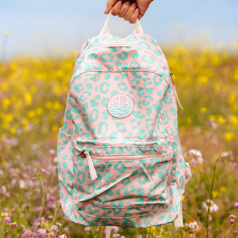 Pastel Cheetah Classic Backpack 5