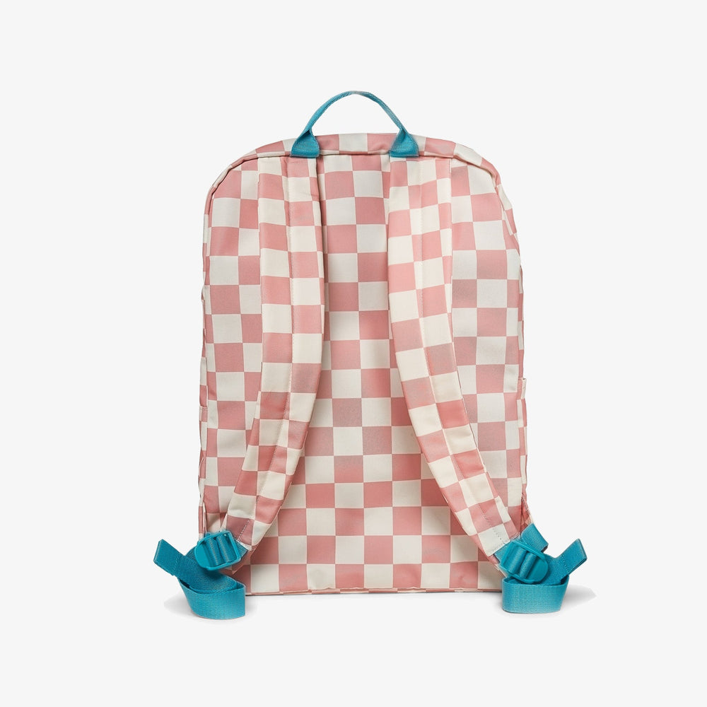 Pink Checkered Classic Backpack 6