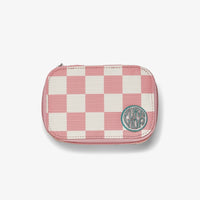 Pink Checkered Jewelry Case Gallery Thumbnail