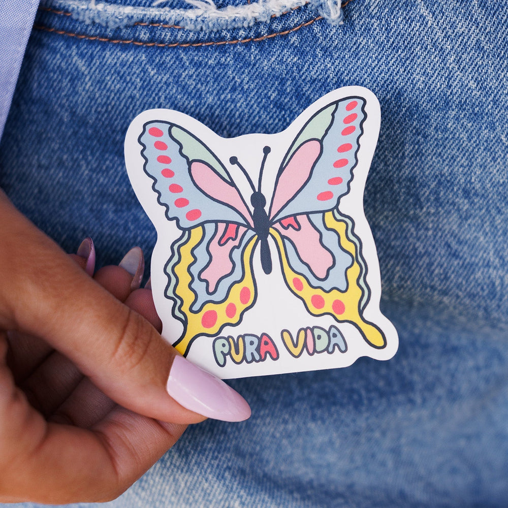 Psychedelic Butterfly Sticker 4