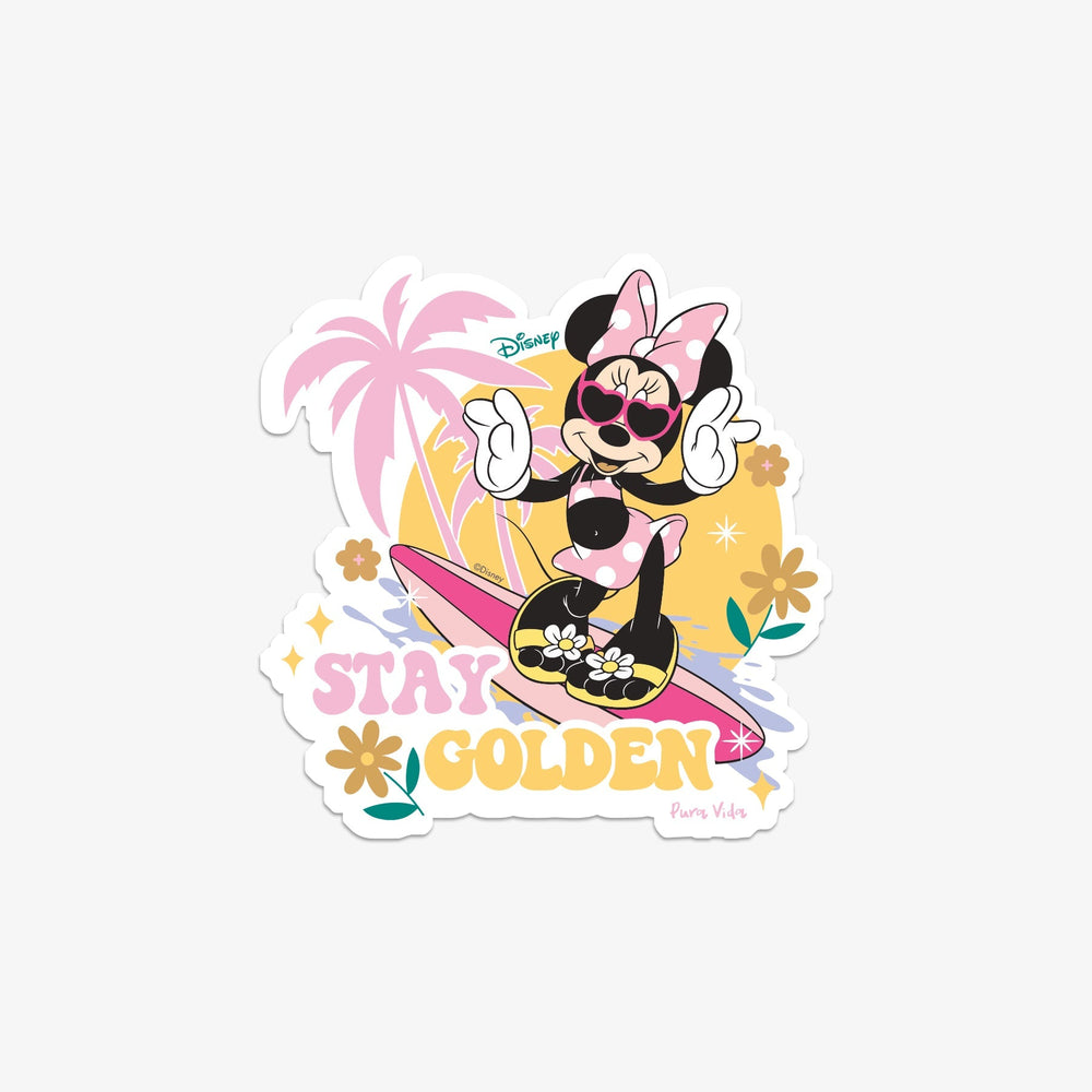 Disney Minnie Mouse Stay Golden Sticker 1