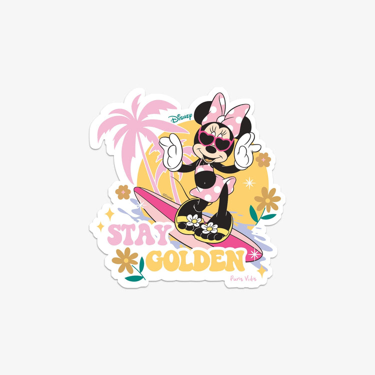 Disney Minnie Mouse Stay Golden Sticker