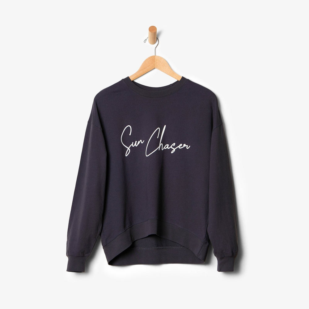 Sun Chaser Oversized Crew Fleece 1