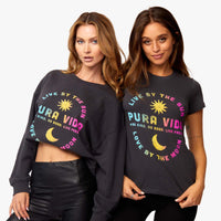 Live by the Sun Oversized Crew Fleece Gallery Thumbnail