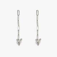 Shark Tooth Chain Earrings Gallery Thumbnail