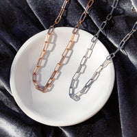 Simple Paperclip Chain Choker Gallery Thumbnail