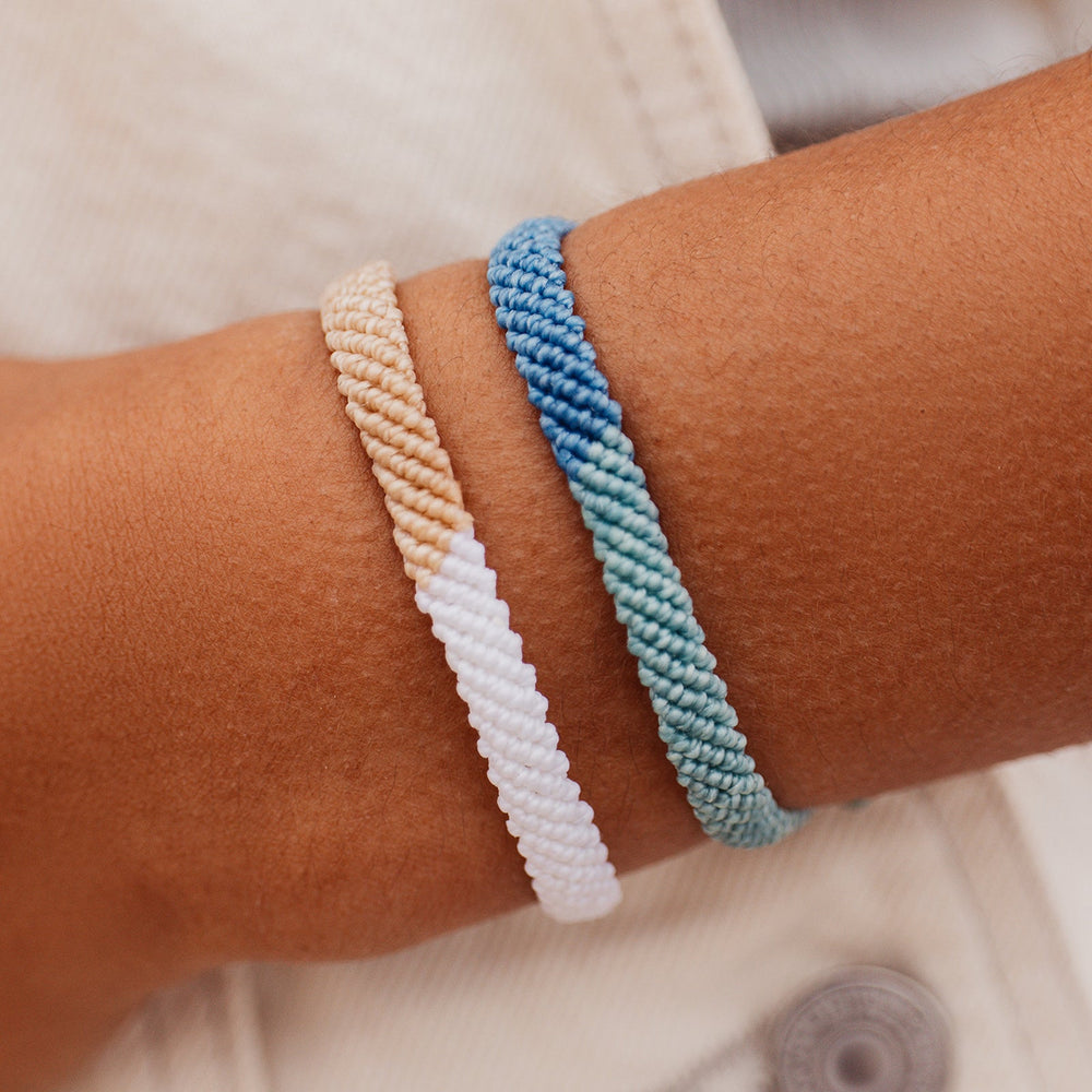 Neutral Half Flat Woven Bracelet 3