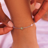 Glass Butterfly Anklet Gallery Thumbnail