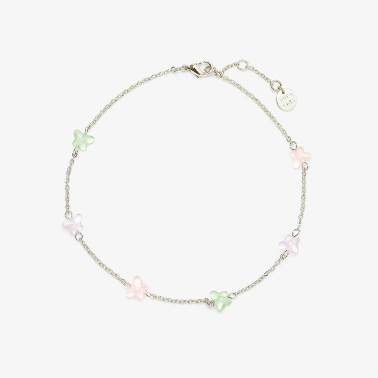 Glass Butterfly Anklet