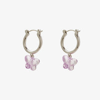 Glass Butterfly Drop Earrings Gallery Thumbnail