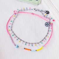 Wonderland Seed Bead Anklet Gallery Thumbnail