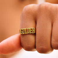 Golden Signet Ring Gallery Thumbnail