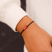 Disney Minnie Mouse Enamel Bow Charm Bracelet Gallery Thumbnail