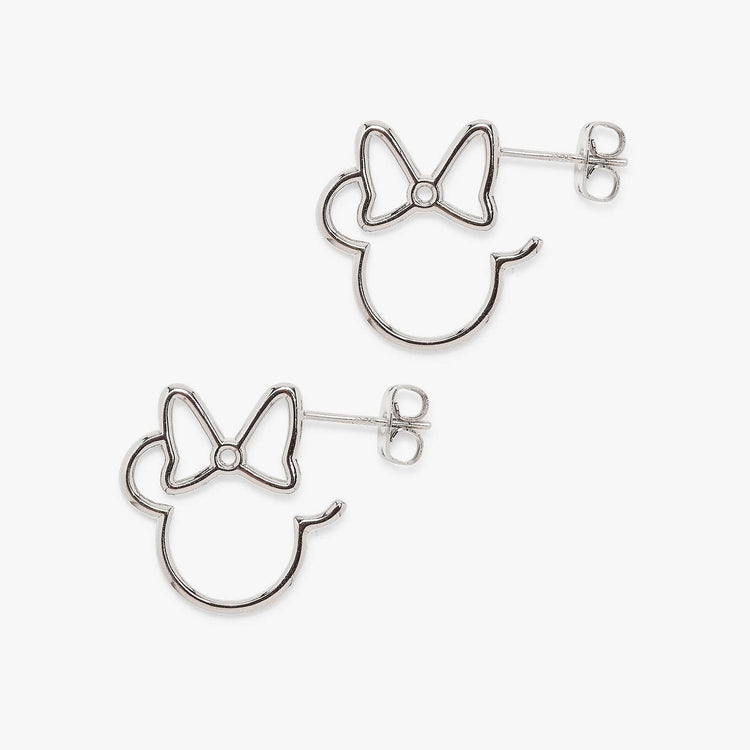 Disney Minnie Mouse Head Hoop Earrings