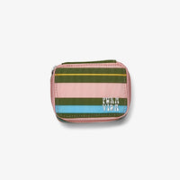 Mini Pink and Green Striped Jewelry Case Gallery Thumbnail