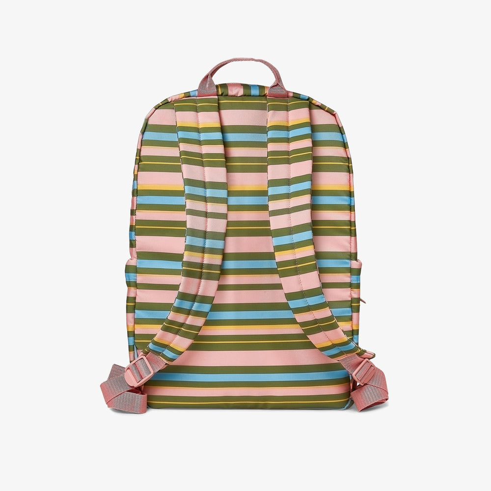 Pink & Green Striped Functional Backpack 6