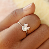 Disney Minnie Mouse Bow & Gemstone Ring Gallery Thumbnail