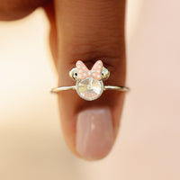 Disney Minnie Mouse Bow & Gemstone Ring Gallery Thumbnail