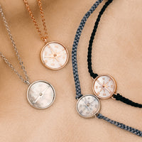 Mother of Pearl Compass Necklace Gallery Thumbnail