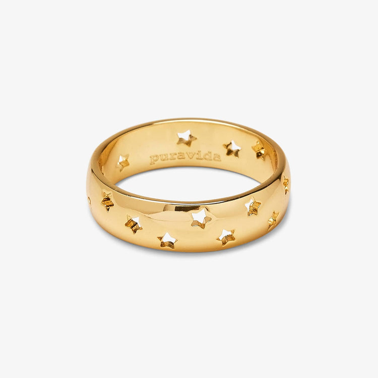 Glowing Stars Band Ring