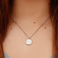 Crystal Mountain Coin Necklace Gallery Thumbnail