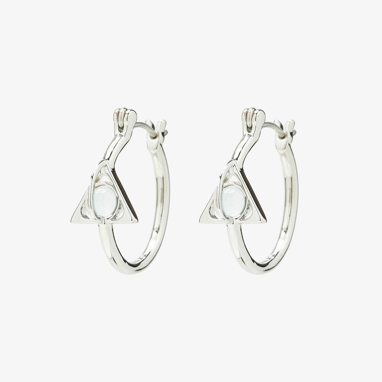 Deathly Hallows Hoop Earrings