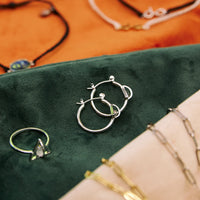 Deathly Hallows Hoop Earrings Gallery Thumbnail