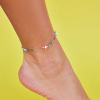 Sweet Melody Chain & Bead Anklet Gallery Thumbnail