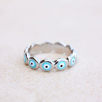 Protective Eye Band Ring Gallery Thumbnail