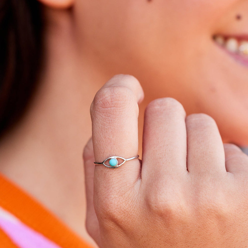Gemstone Eye Ring 10
