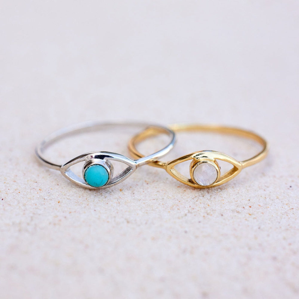 Gemstone Eye Ring 7