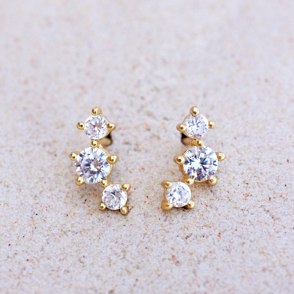 Estrella Gemstone Stud Earrings 1