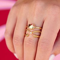 Hello Kitty Delicate Ring Stack Gallery Thumbnail