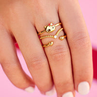 Hello Kitty Delicate Ring Stack Gallery Thumbnail