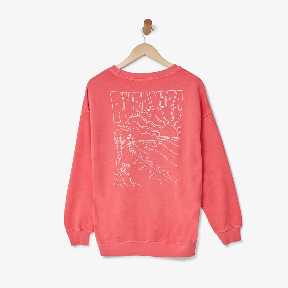High Tide Oversized Crew Fleece 5