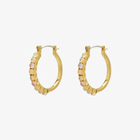 Ombre Stone Hoop Earrings Gallery Thumbnail