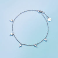 Shark Tooth Chain Anklet Gallery Thumbnail