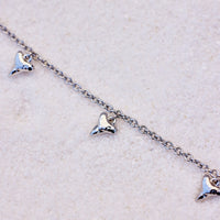 Shark Tooth Chain Anklet Gallery Thumbnail