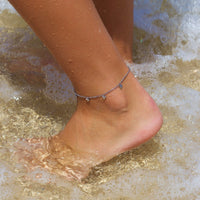 Shark Tooth Chain Anklet Gallery Thumbnail