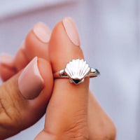 Shell Signet Ring Gallery Thumbnail