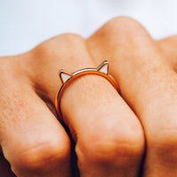 Kitten Ears Ring Gallery Thumbnail