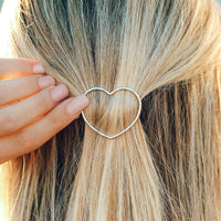 Heart Hair Barrette Gallery Thumbnail