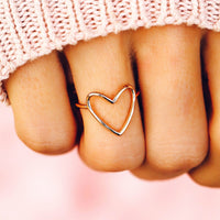 Heart Ring & Necklace Set Gallery Thumbnail