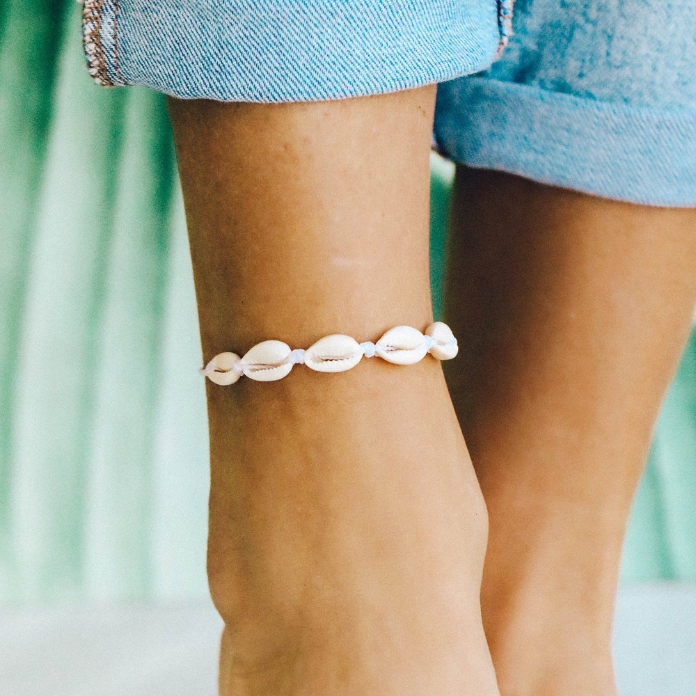 Knotted Cowries Anklet 5