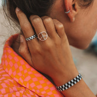 Checkerboard Ear Cuff Gallery Thumbnail