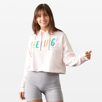 Feelings Crop Hoodie Gallery Thumbnail