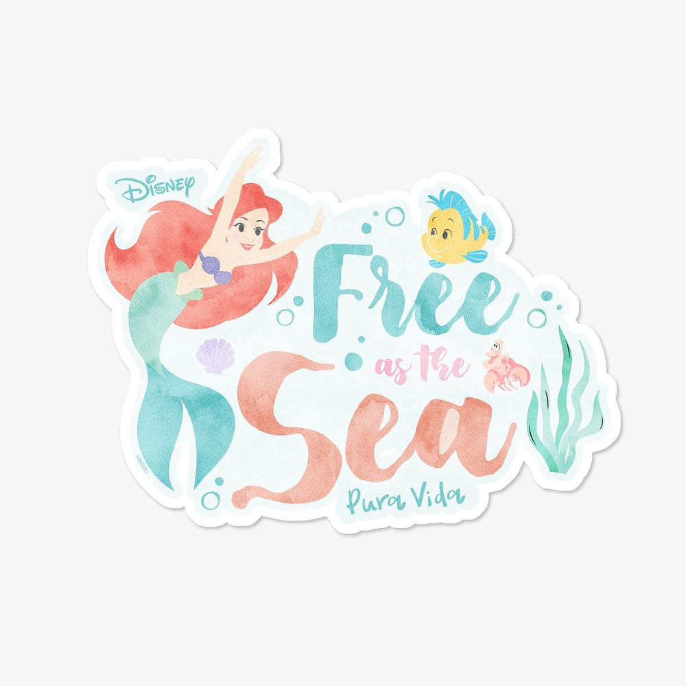 Disney Ariel Free at Sea Sticker 1