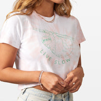 Live Slow Crop Tee