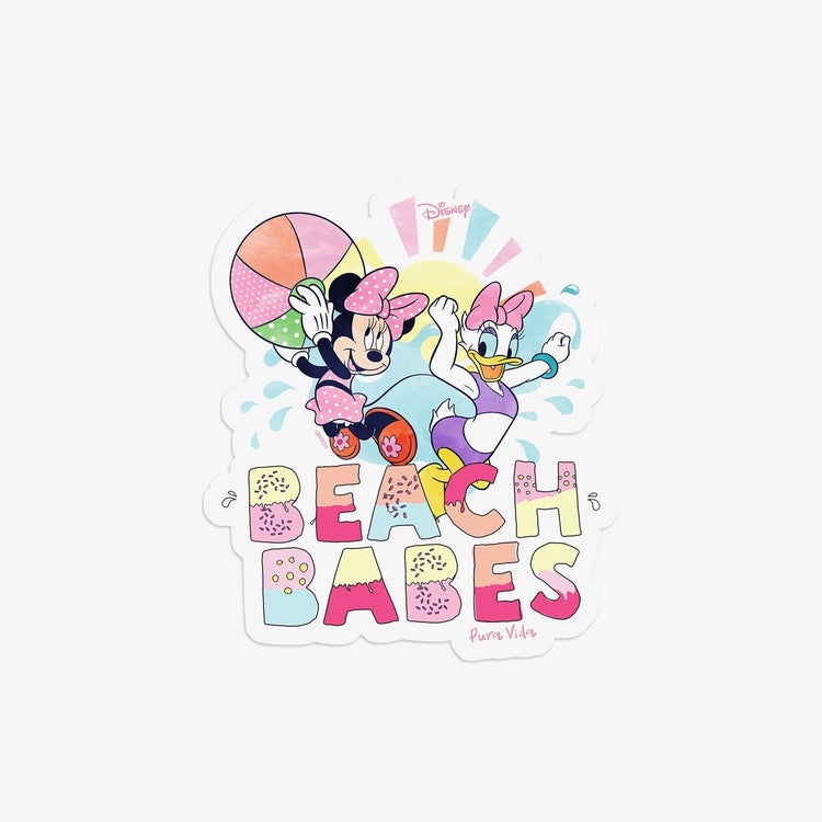 Disney Minnie Mouse & Disney Daisy Duck Beach Babes Sticker