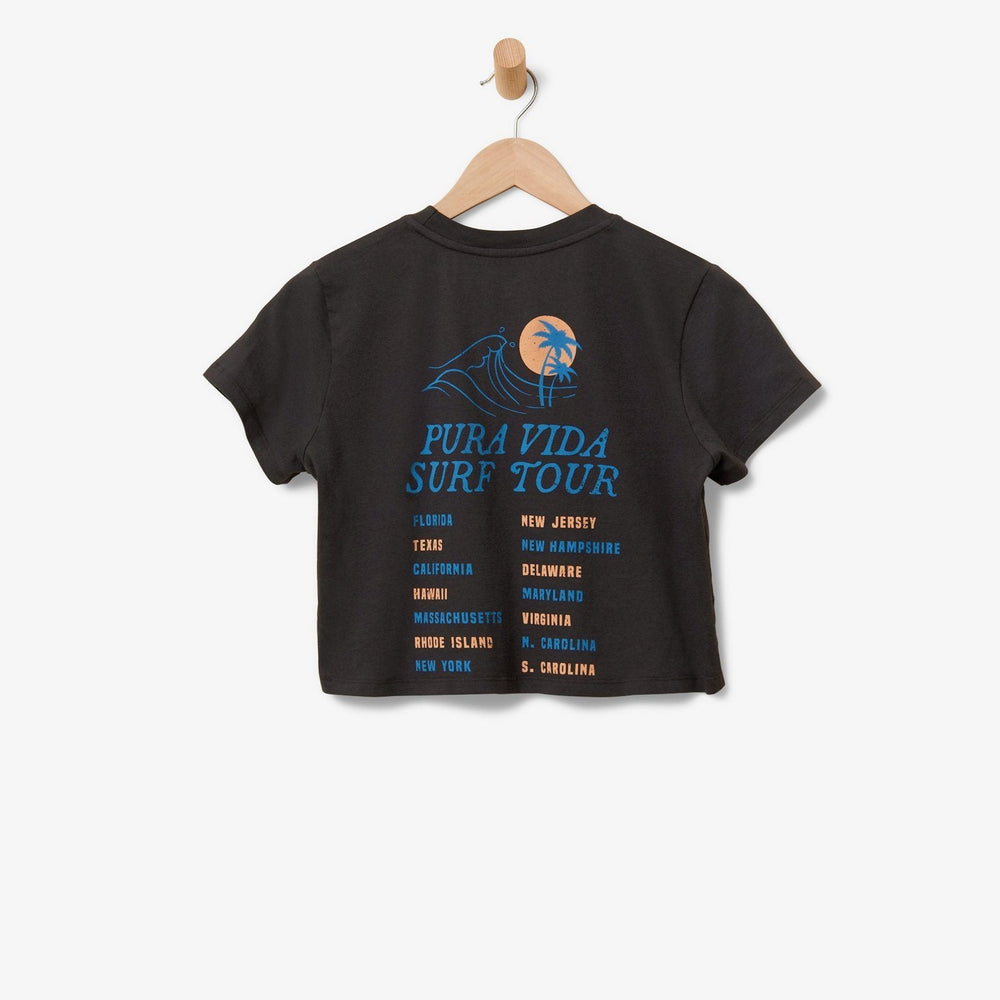 Surf Tour Crop Tee 9